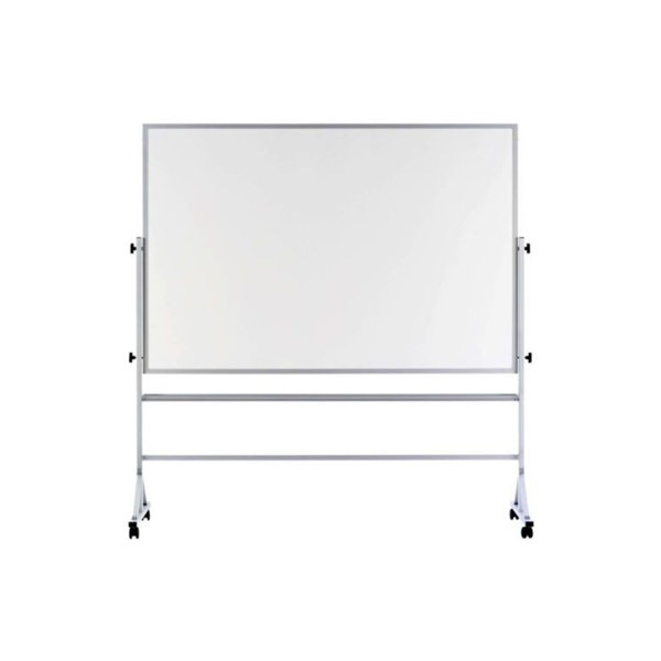 Offex Remarkaboard Aluminum Trim Reversible Whiteboard, 48" x 72